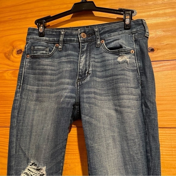Abercrombie & Fitch Signature Collection Mid Rise Super Skinny Jeans 24 - Picture 3 of 11